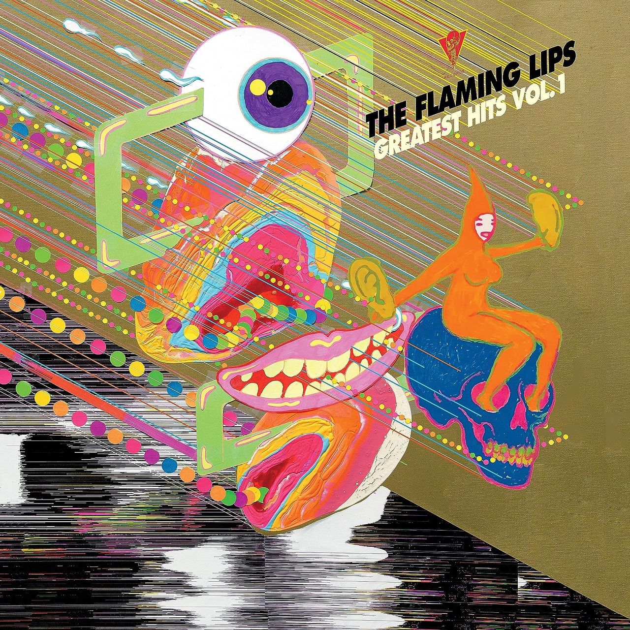 The Flaming Lips Greatest Hits Vol. 1 - Gold Vinyl - Sealed UK vinyl LP album (LP record) F-LLPGR819277