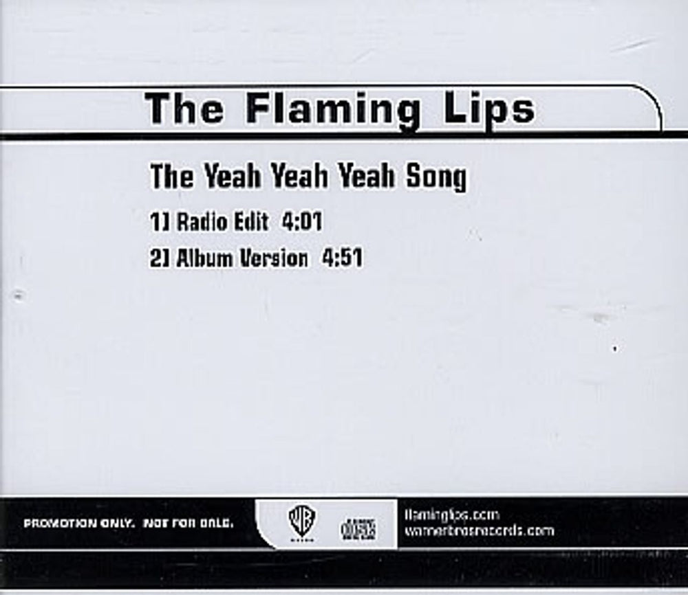 The Flaming Lips The Yeah Yeah Yeah Song US Promo CD single (CD5 / 5") PRO-CDR-101766