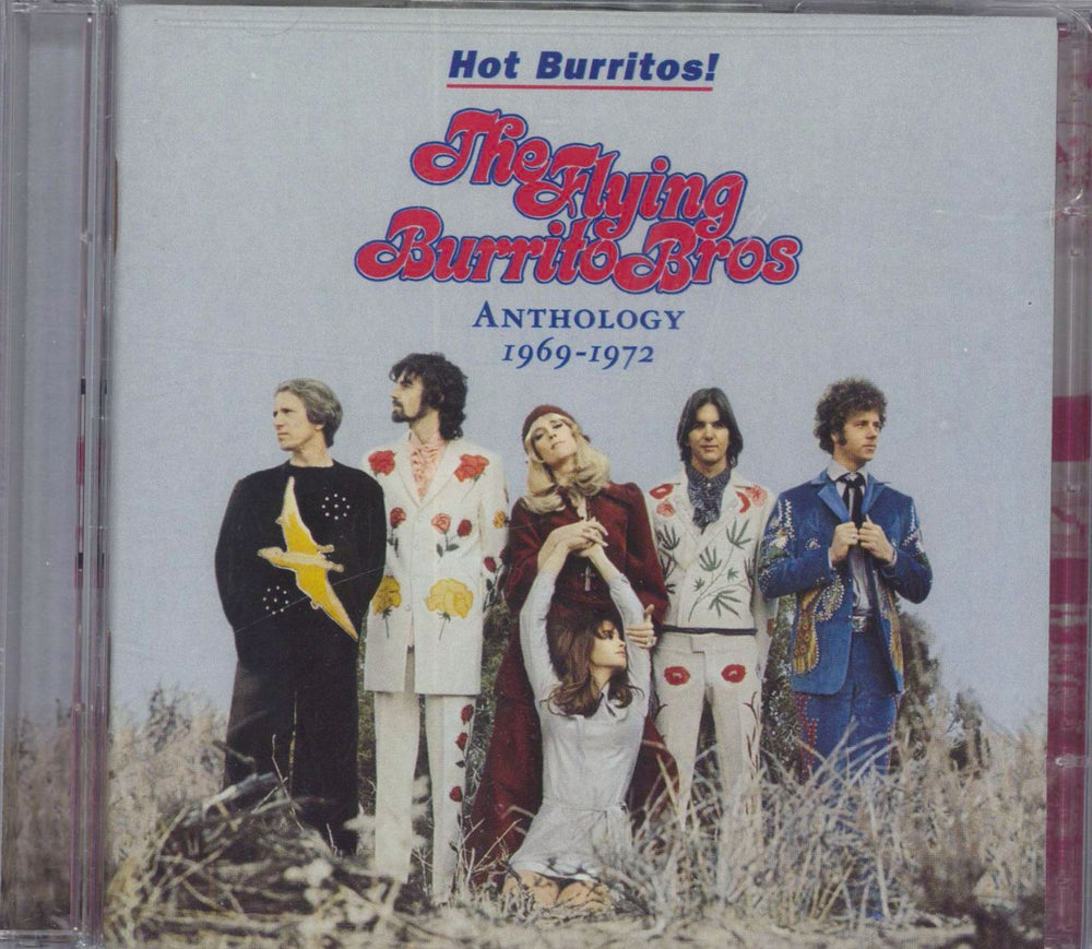 The Flying Burrito Brothers Hot Burritos! The Flying Burrito Bros Anthology 1969-1972 - Sealed US 2 CD album set (Double CD) 069490610-2