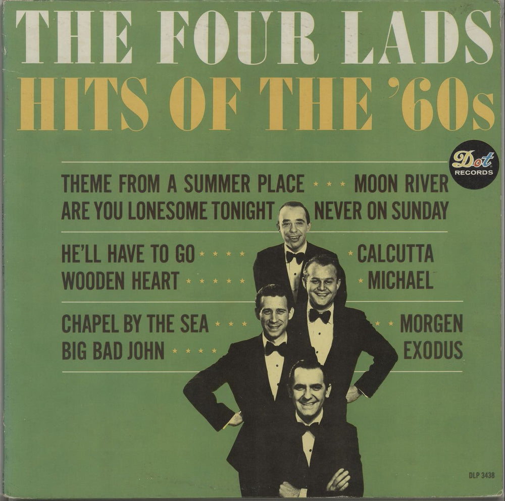 The Four Lads Great Hits Of The '60s US vinyl LP album (LP record) DLP3438