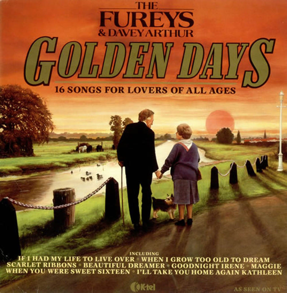 The Fureys And Davey Arthur Golden Days UK vinyl LP album (LP record) ONE1283