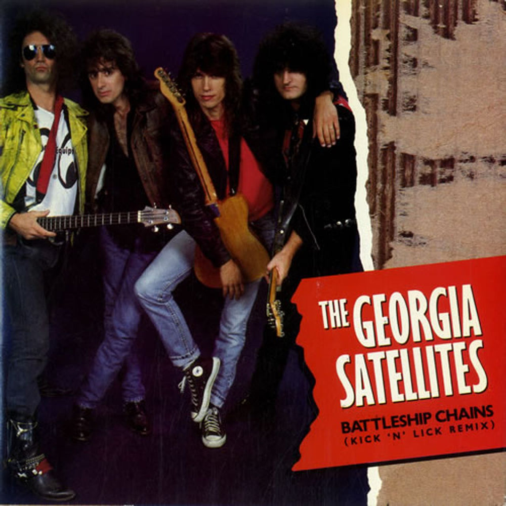 The Georgia Satellites Battleship Chains UK 7" vinyl single (7 inch record / 45) EKR58