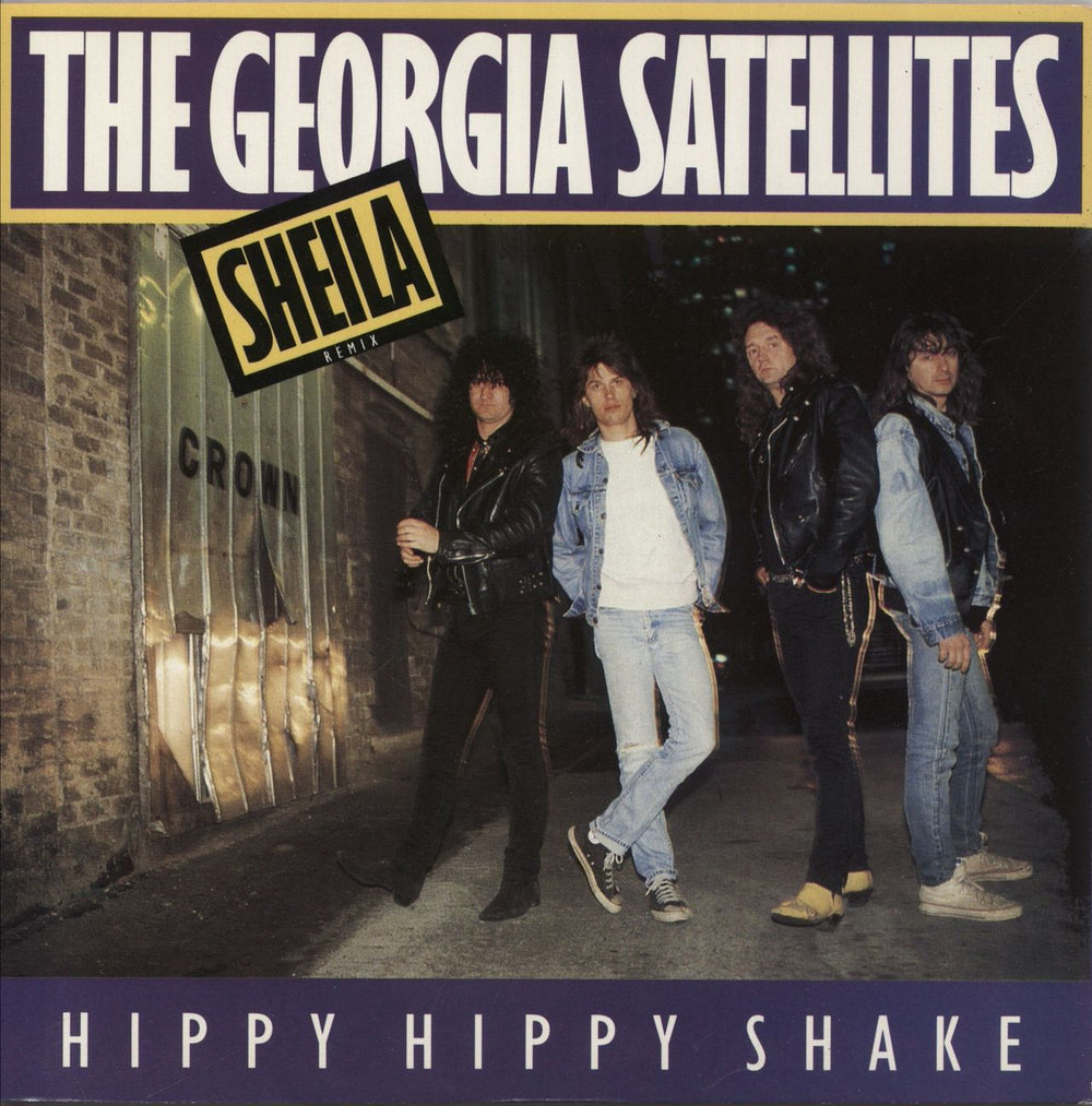 The Georgia Satellites Sheila - Remix UK 7" vinyl single (7 inch record / 45) EKR89