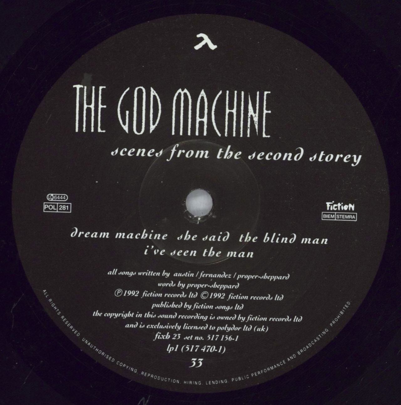 The God Machine Scenes From The Second Storey UK 2-LP vinyl record set (Double LP Album) TGM2LSC377150