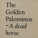 The Golden Palominos A Dead Horse US vinyl LP album (LP record) CELL6138