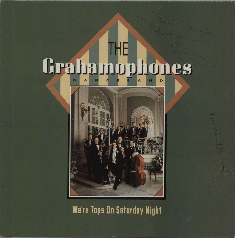 The Grahamophones We're Tops On Saturday Night - Autographed UK vinyl LP album (LP record) PTLS1086