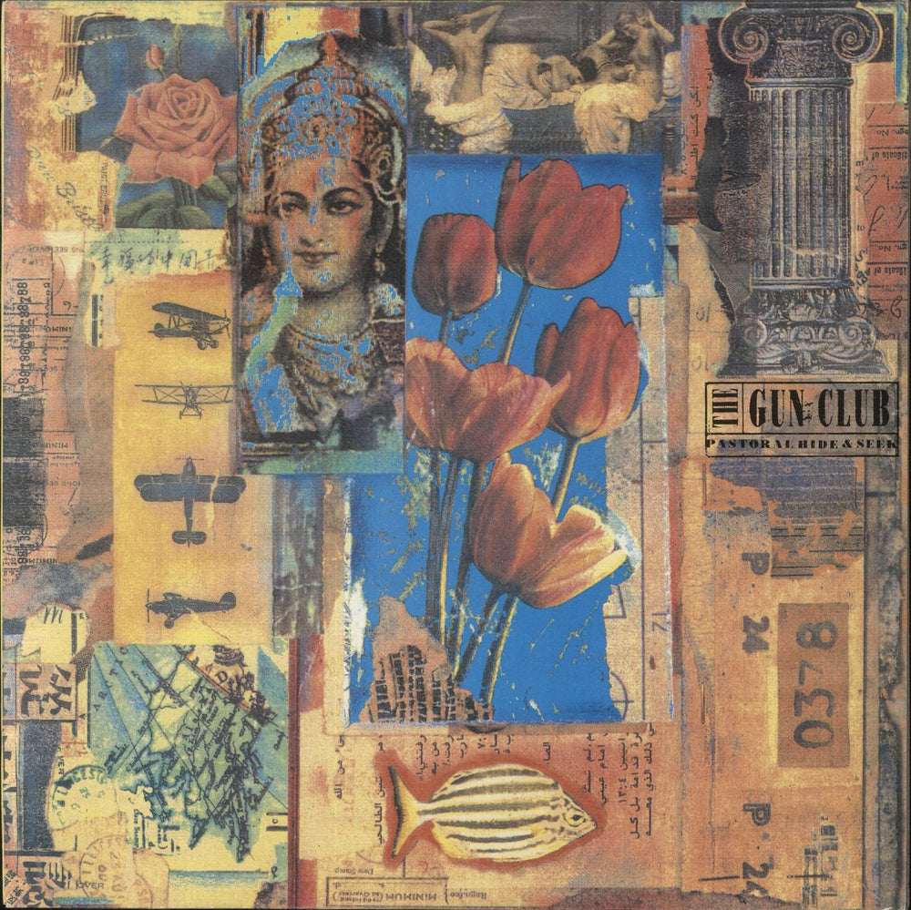 The Gun Club Pastoral Hide & Seek UK vinyl LP album (LP record) FIRELP28