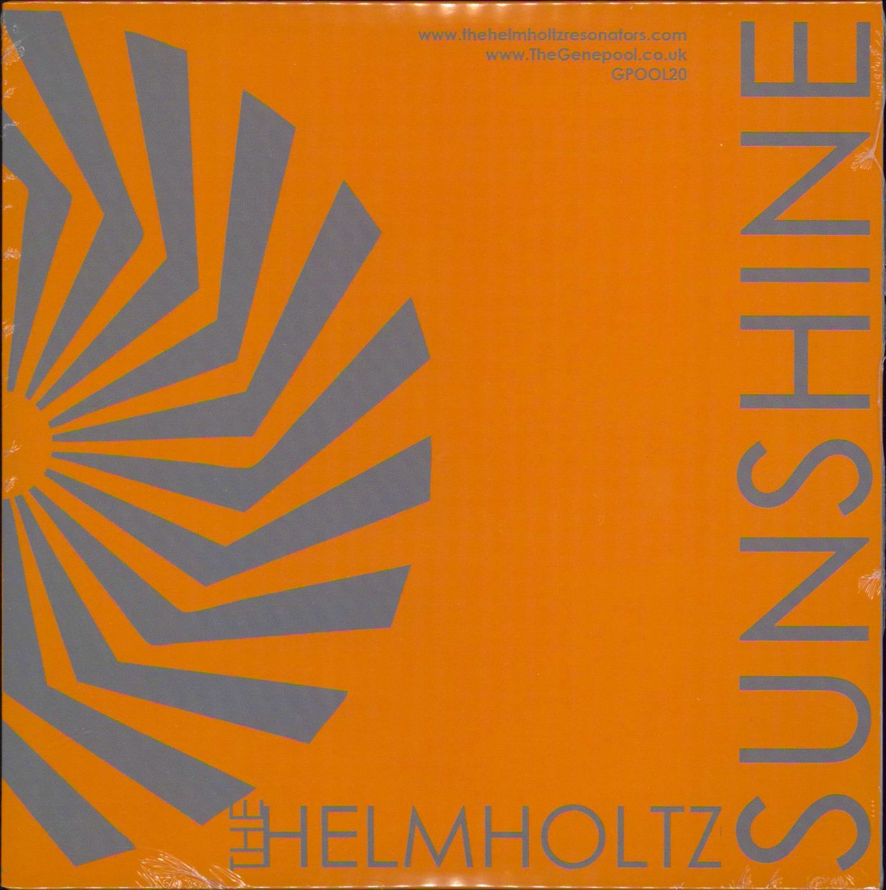 The Helmholtz Resonators Sunshine - Orange Vinyl - Sealed UK 7" vinyl single (7 inch record / 45) GPOOL20