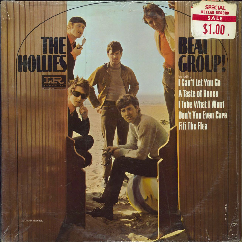 The Hollies Beat Group! - 1st US vinyl LP album (LP record) LP-9312