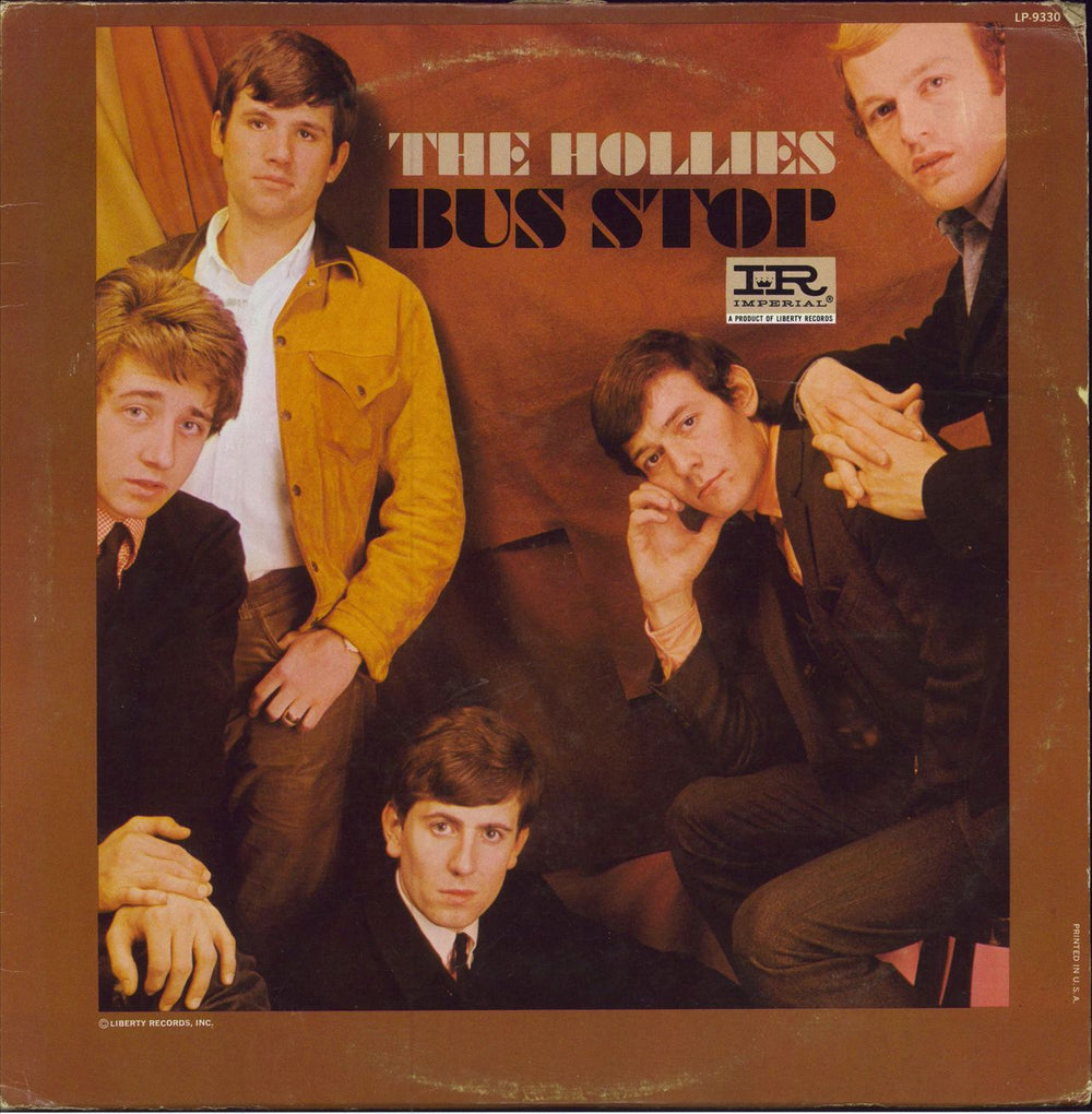 The Hollies Bus Stop-VG/EX US vinyl LP album (LP record) LP-9330