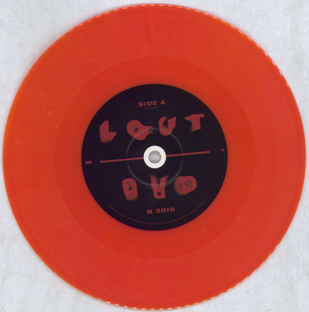 The Horrors Lout - Red Vinyl UK 7" vinyl single (7 inch record / 45) HO507LO826640