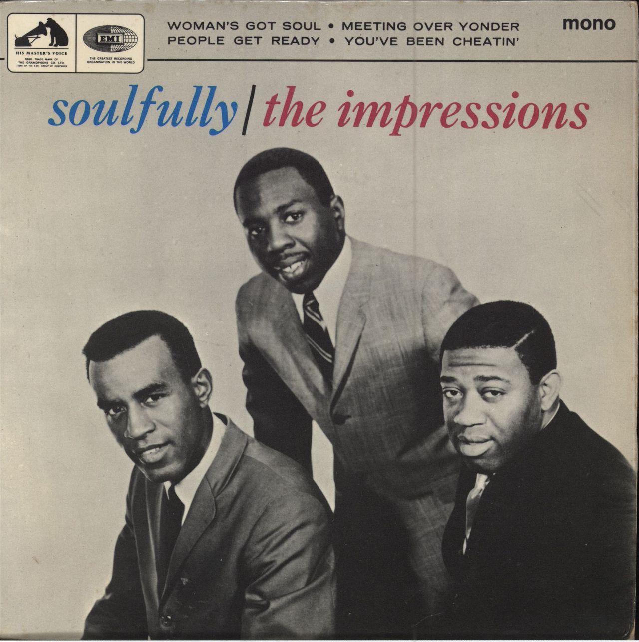 The Impressions Soulfully UK 7" vinyl single (7 inch record / 45) 7EG8954