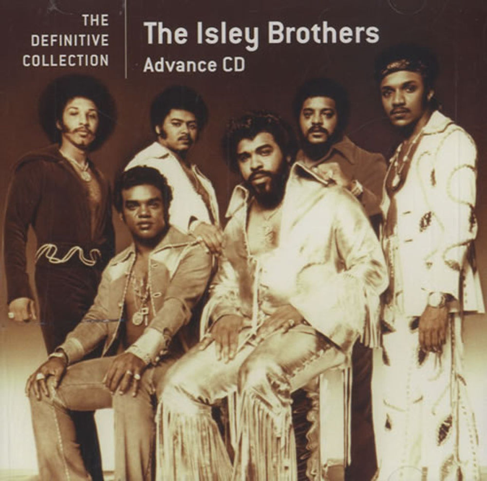 The Isley Brothers The Definitive Collection US Promo CD-R acetate CDR-ACETATE