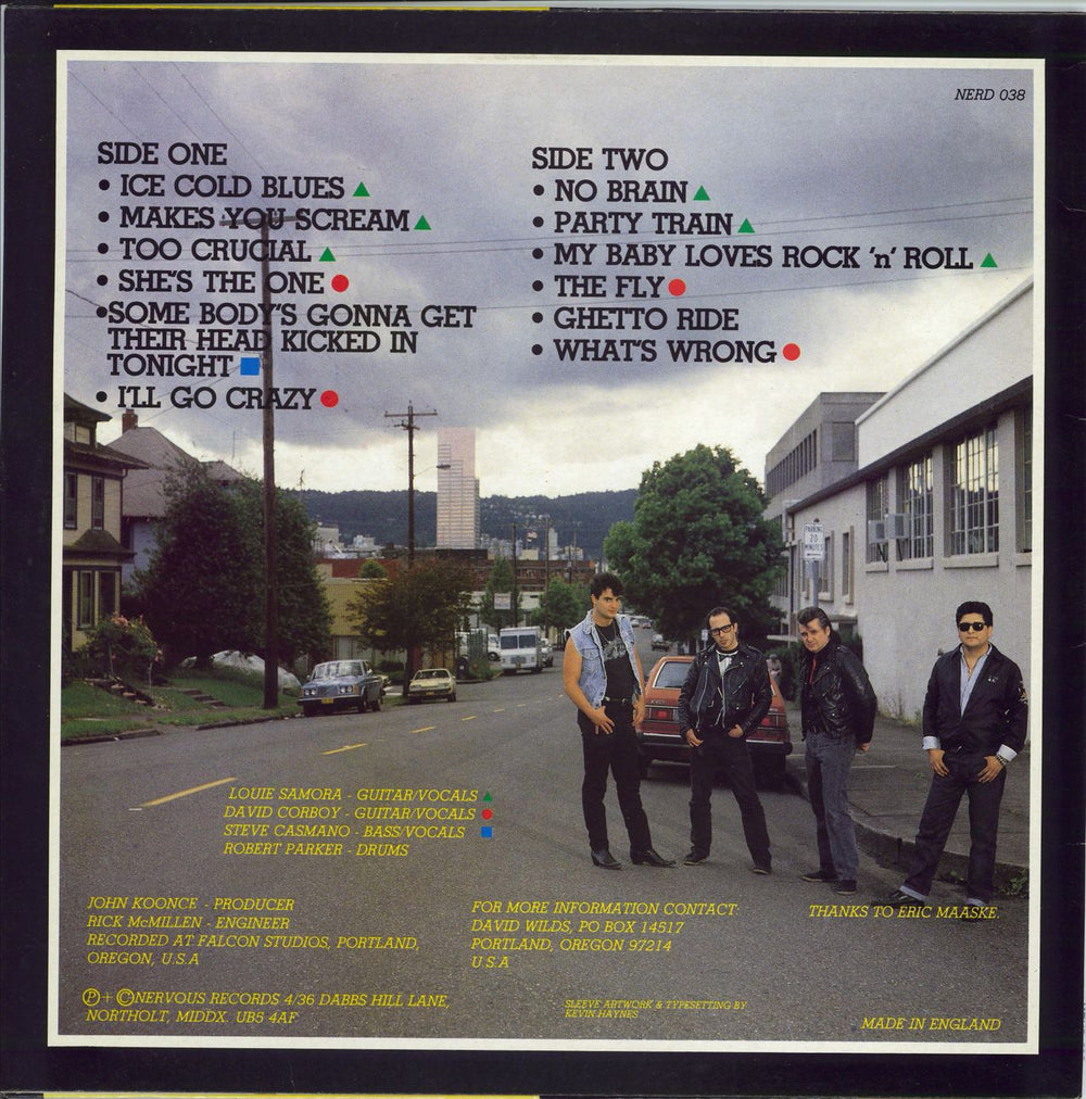 The Jackals Prowlin' UK vinyl LP album (LP record)