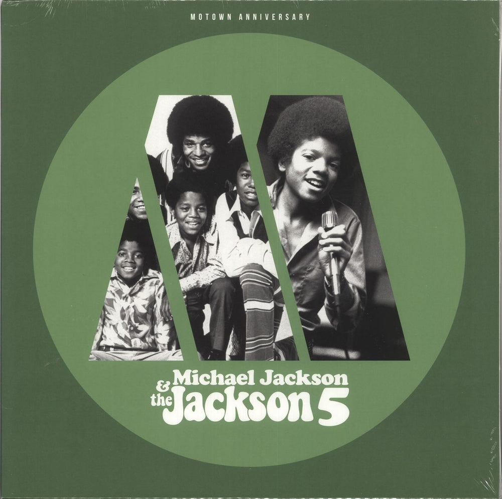 The Jackson Five Motown Anniversary - Green Vinyl - Shrink French vinyl LP album (LP record) 5386953