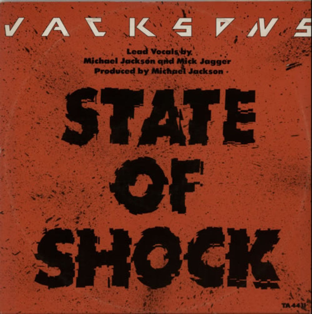 The Jackson Five State Of Shock UK 12" vinyl single (12 inch record / Maxi-single) TA4431