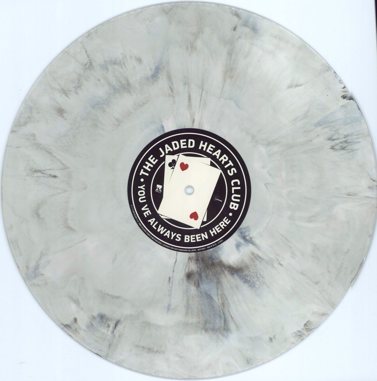 The Jaded Hearts Club You've Always Been Here - White/Grey Marbled Vinyl UK vinyl LP album (LP record) 02KLPYO776329
