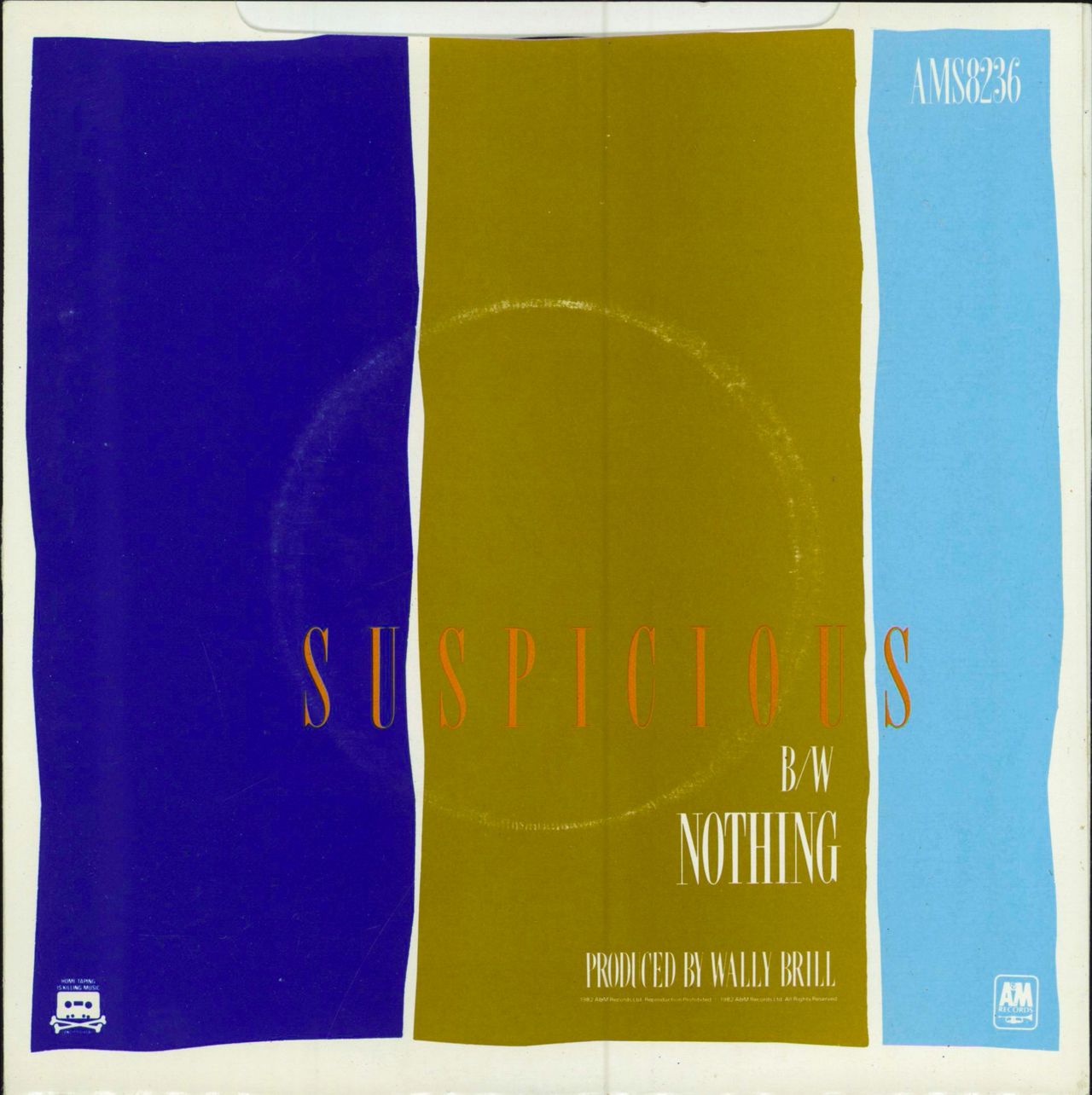 The Keys [80S] Suspicious - 'A' Label + Sleeve UK 7" vinyl single (7 inch record / 45)