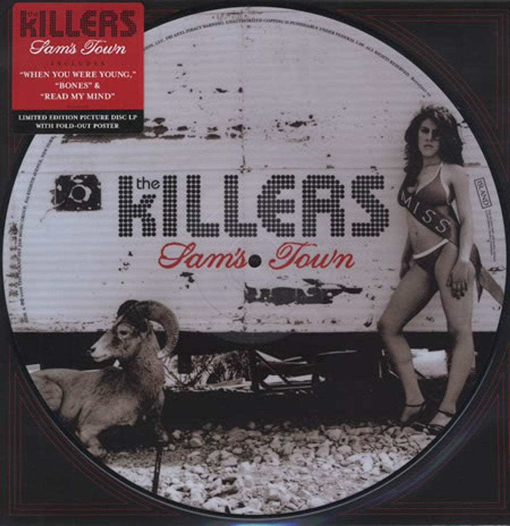 The Killers Sam's Town US picture disc LP (vinyl picture disc album) 000722101