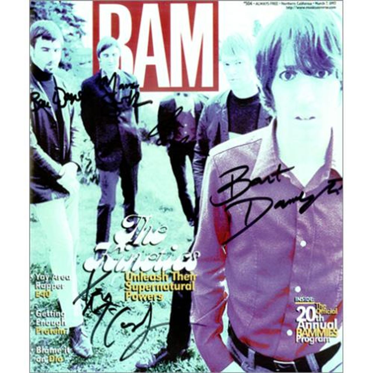 The Kinetics RAM - Autographed US magazine 7 MARCH 1997