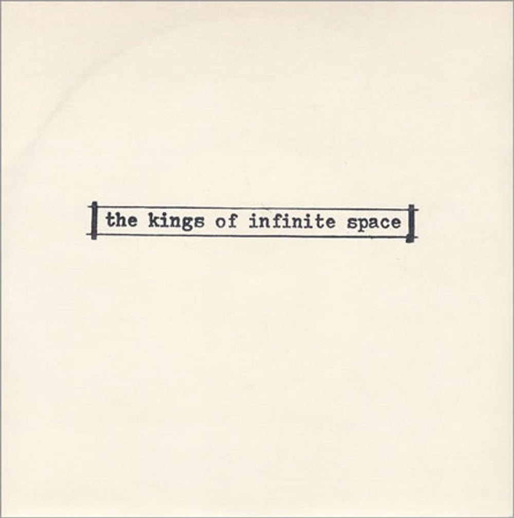 The Kings Of Infinite Space Misunderstood/Speedboarder UK 7" vinyl single (7 inch record / 45) KIS1/VVR5000477