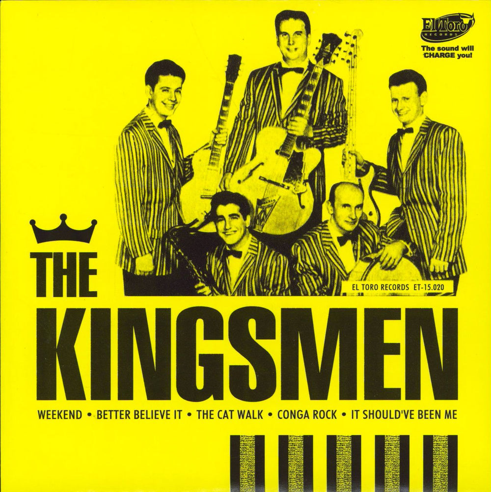 The Kingsmen The Kingsmen EP - Neon Vinyl Spanish 7" vinyl single (7 inch record / 45) ET-15.020
