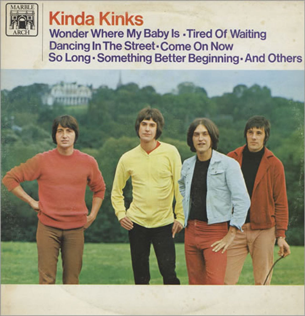 The Kinks Kinda Kinks Canadian vinyl LP album (LP record) MALS1100