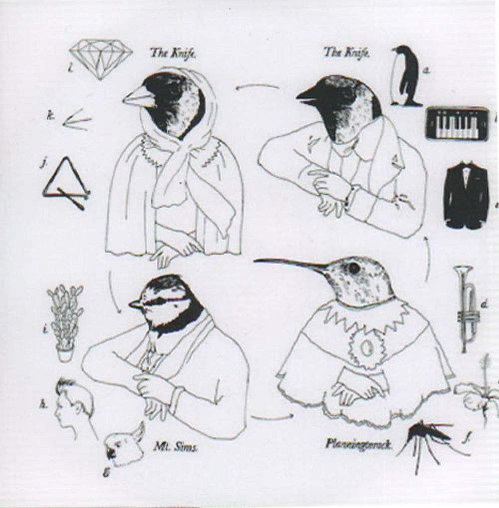 The Knife In Collaboration With Mt. Sims And Planningtorock – Tomorrow, In A Year UK Promo CD-R acetate 2 CD-R SET