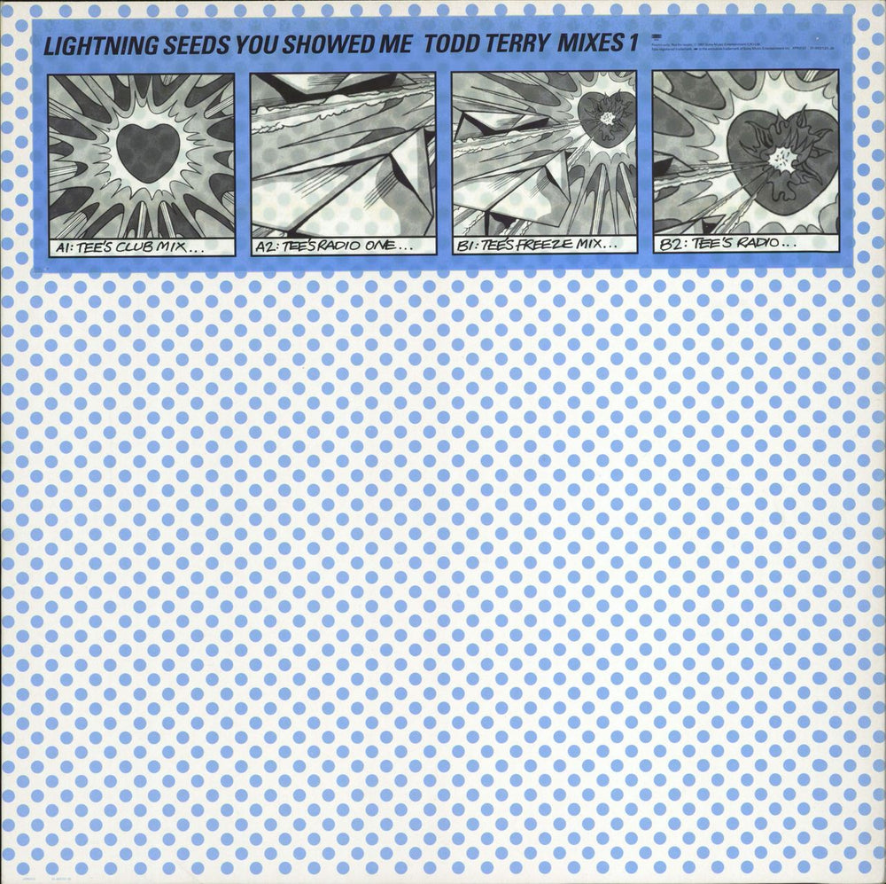 The Lightning Seeds You Showed Me - Todd Terry Mixes 1 UK Promo 12" vinyl single (12 inch record / Maxi-single) XPR3131