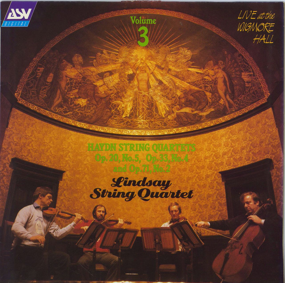 The Lindsay String Quartet Haydn String Quartets Live At The Wigmore Hall UK 3-LP vinyl record set (Triple LP Album) Deleted