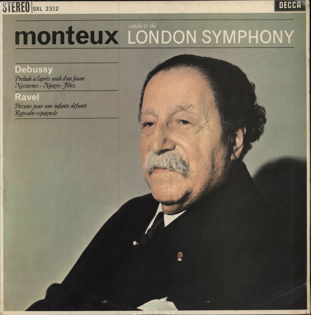 The London Symphony Orchestra Debussy / Ravel - 1st UK vinyl LP album (LP record) SXL2312