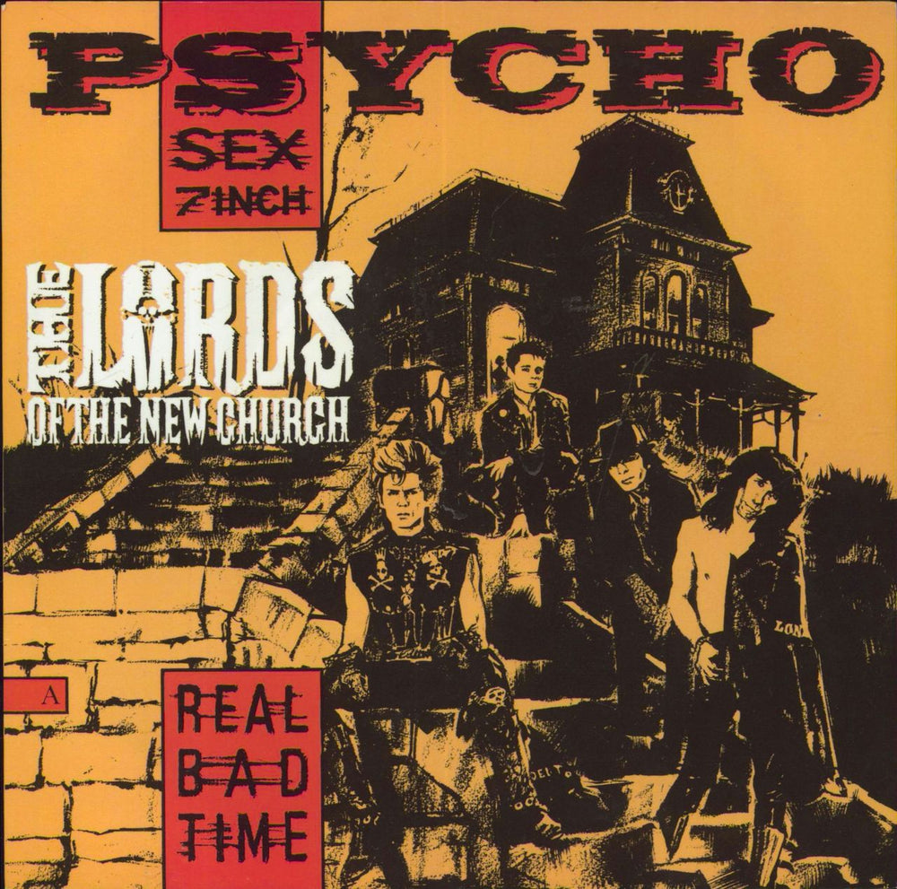 The Lords Of The New Church Psycho Sex French 7" vinyl single (7 inch record / 45) BI001