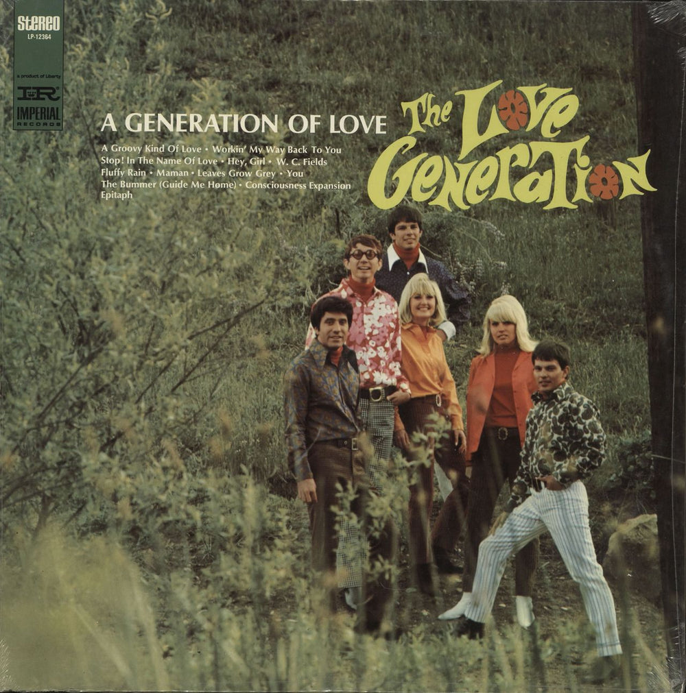 The Love Generation A Generation Of Love - Sealed US vinyl LP album (LP record) LP-12364