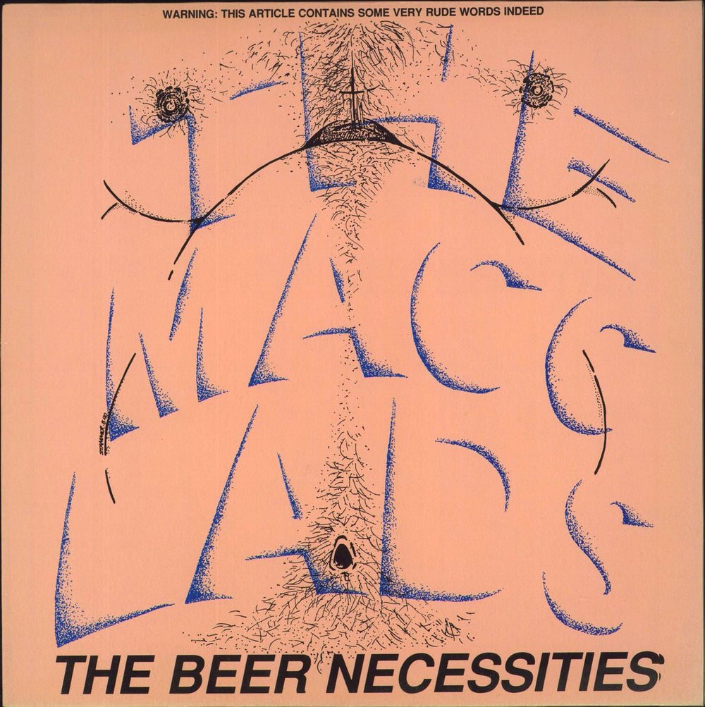 The Macc Lads The Beer Necessities UK vinyl LP album (LP record) HHLP14