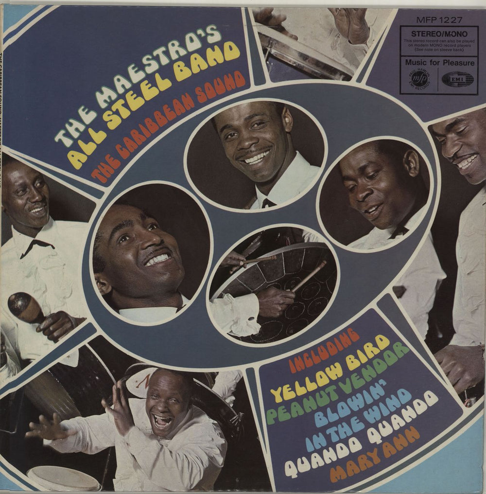 The Maestro's All Steel Band The Caribbean Sound UK vinyl LP album (LP record) MFP1227