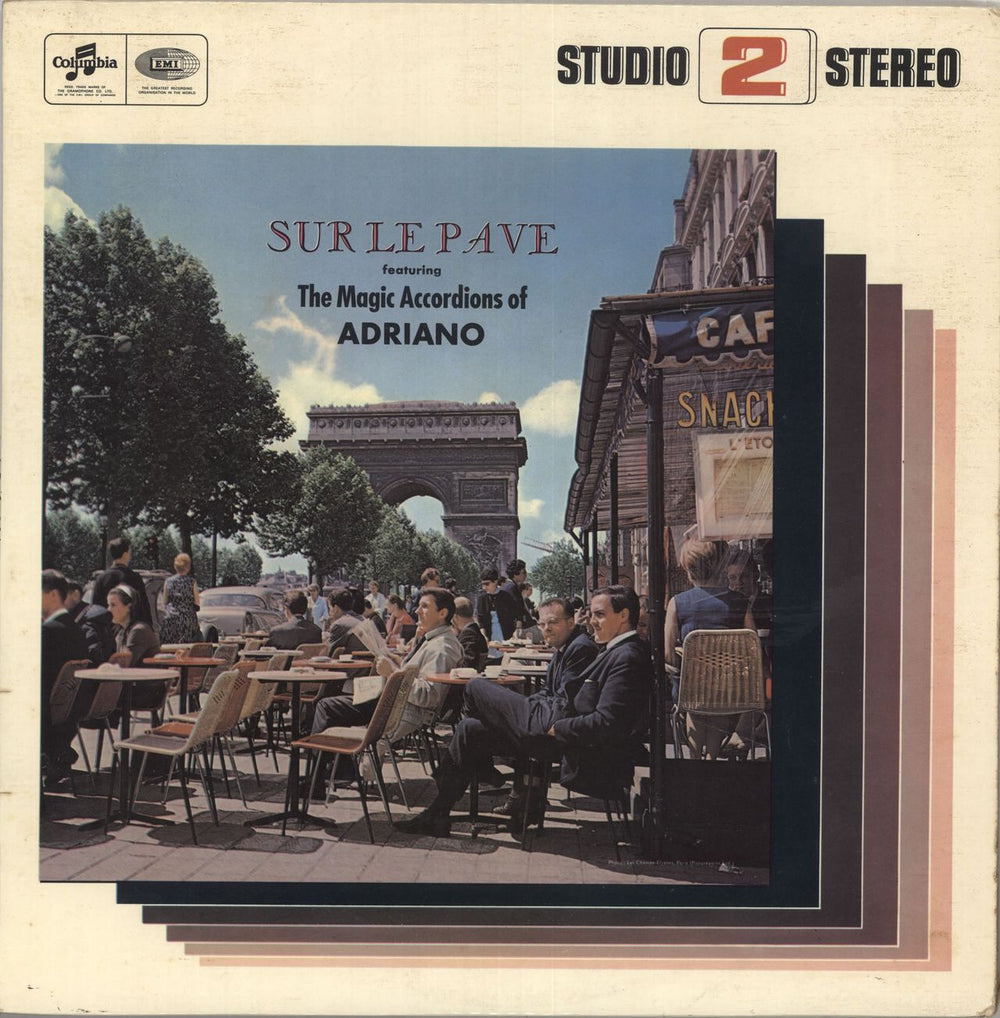 The Magic Accordions Of Adriano Sur Le Pavé UK vinyl LP album (LP record) TWO110