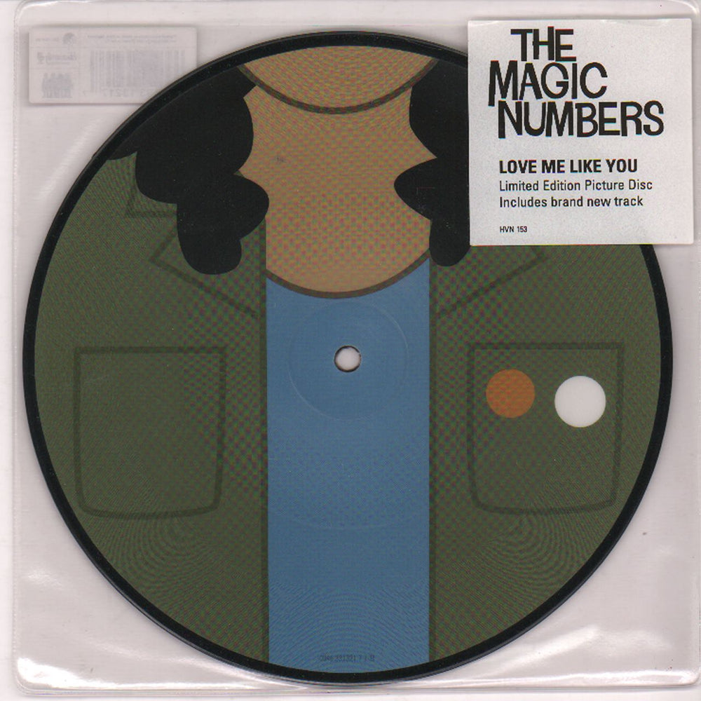 The Magic Numbers Love Me Like You UK 7" vinyl picture disc (7 inch picture disc single) HVN153