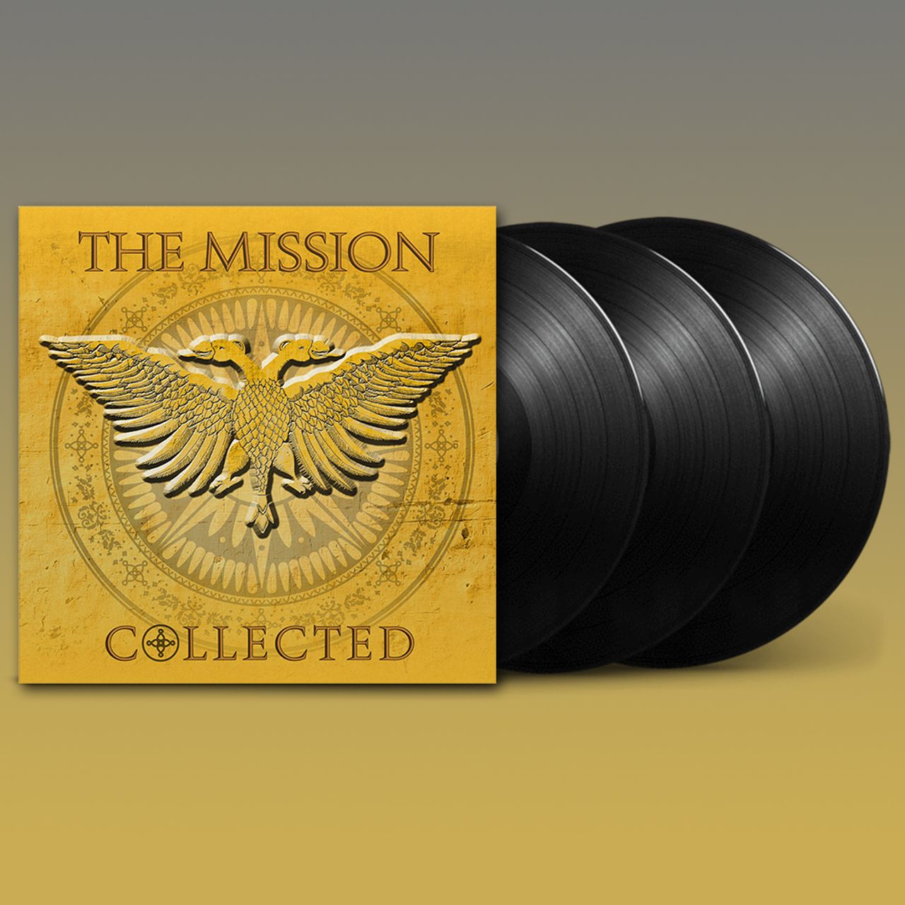 The Mission Collected + Bonus Remixes LP - 180 Gram UK 3-LP vinyl record set (Triple LP Album) MIS3LCO778557