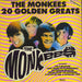 The Monkees 20 Golden Greats UK vinyl LP album (LP record) RTL2085