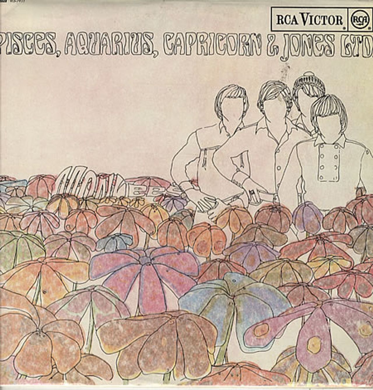The Monkees Pisces, Aquarius, Capricorn & Jones Ltd. - 1st EX UK vinyl LP album (LP record) RD-7912