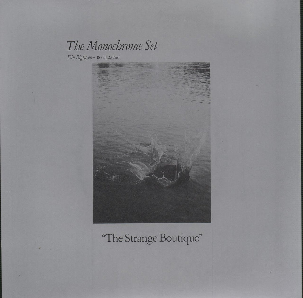 The Monochrome Set The Strange Boutique UK 7" vinyl single (7 inch record / 45) DIN18