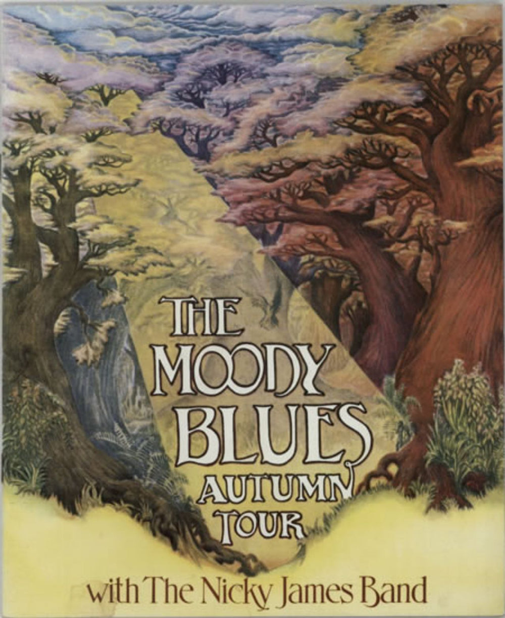 The Moody Blues Autumn Tour UK tour programme TOUR PROGRAMME