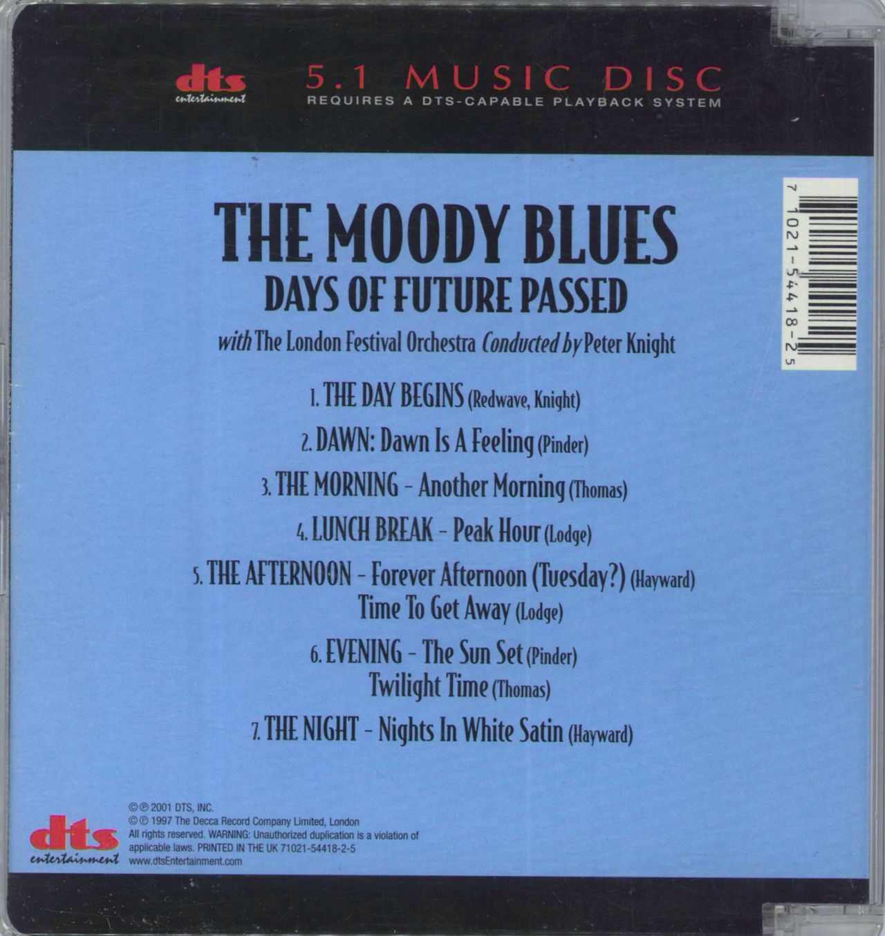 The Moody Blues Days Of Future Passed UK CD album — 
