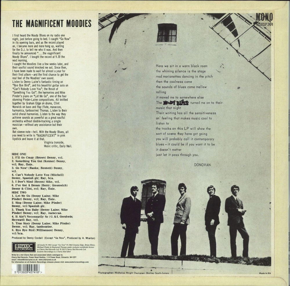 The Moody Blues The Magnificient Moodies - RSD 15 UK vinyl LP album (LP record) 5013929457416