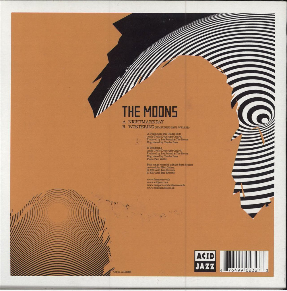 The Moons Nightmare Day UK 7" vinyl single (7 inch record / 45) 676499023273