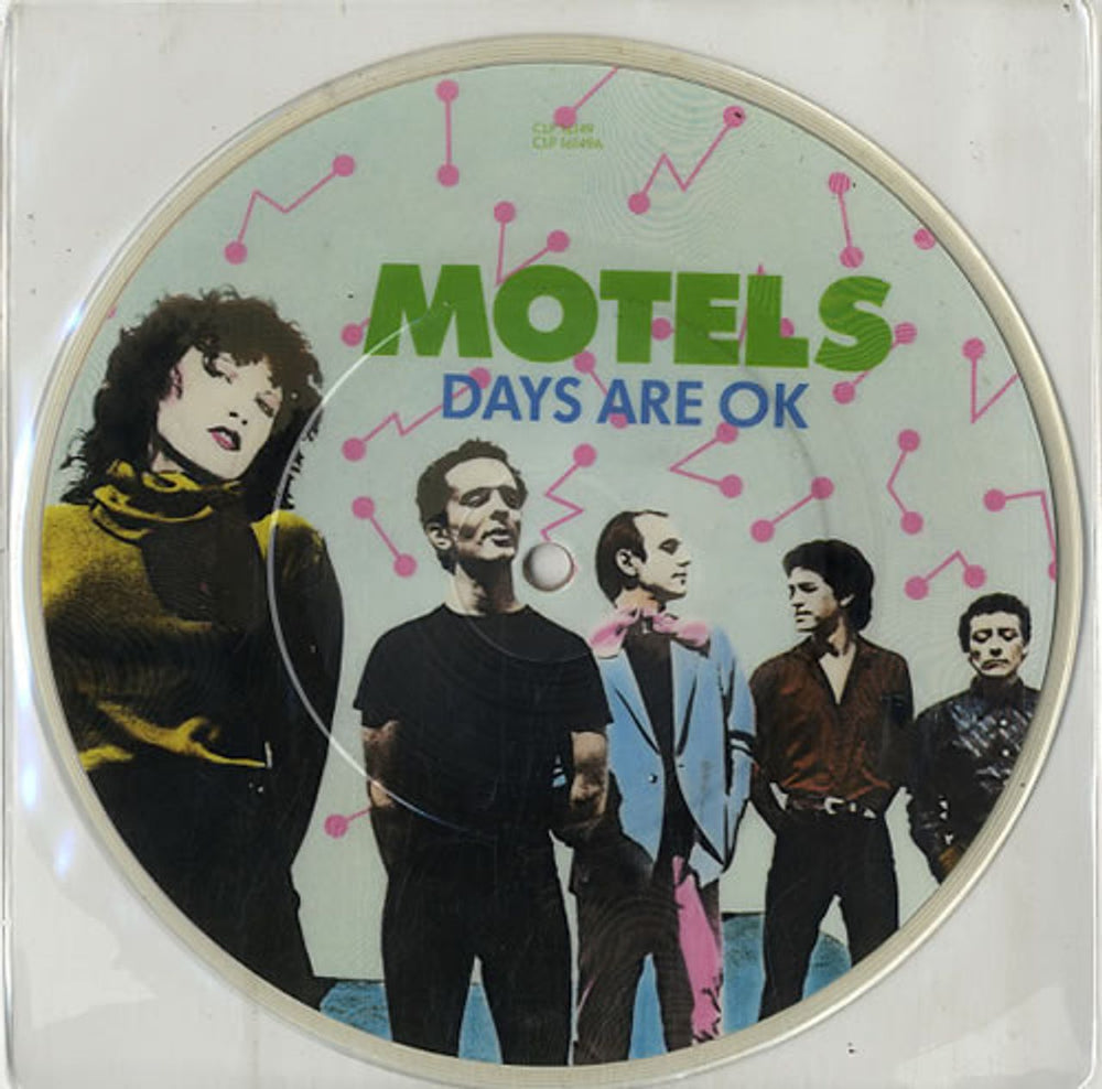 The Motels Days Are OK UK 7" vinyl picture disc (7 inch picture disc single) CLP16149