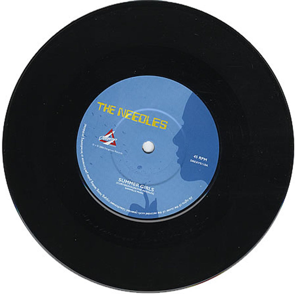 The Needles Summer Girls UK 7" vinyl single (7 inch record / 45) DREXVS110