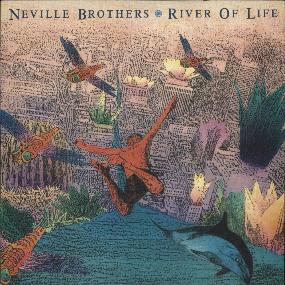 The Neville Brothers River Of Life UK 7" vinyl single (7 inch record / 45) AM586