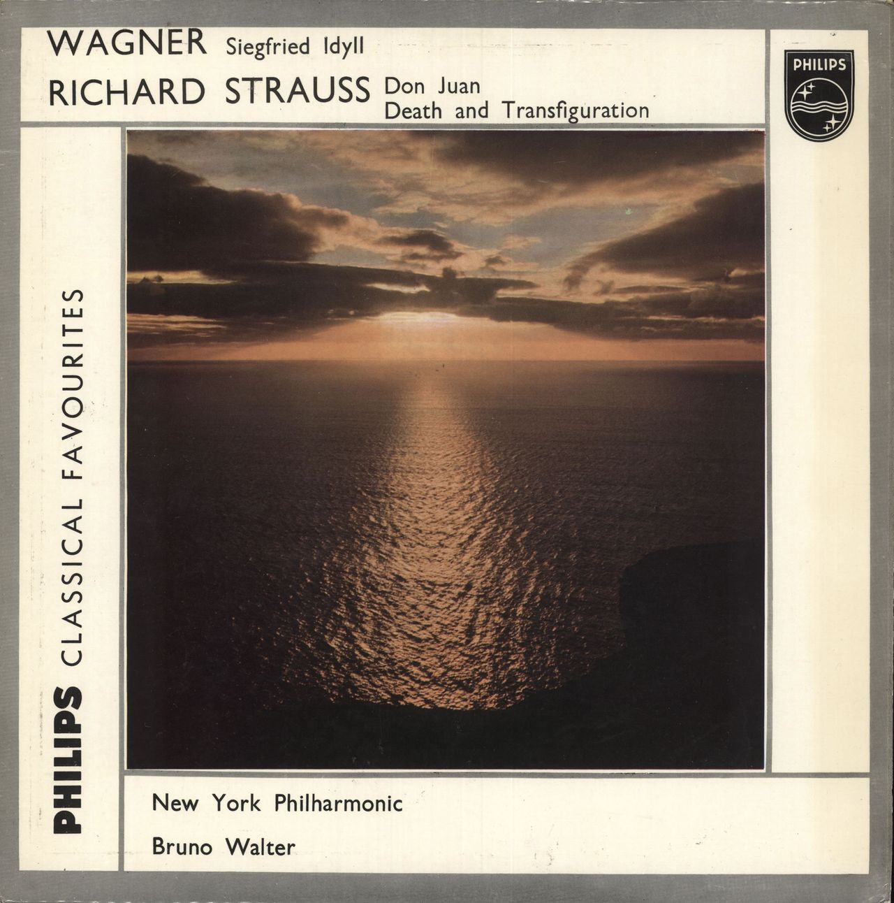 The New York Philharmonic Orchestra Wagner And Richard Strauss Orchestral Recital UK vinyl LP album (LP record) GBL5504