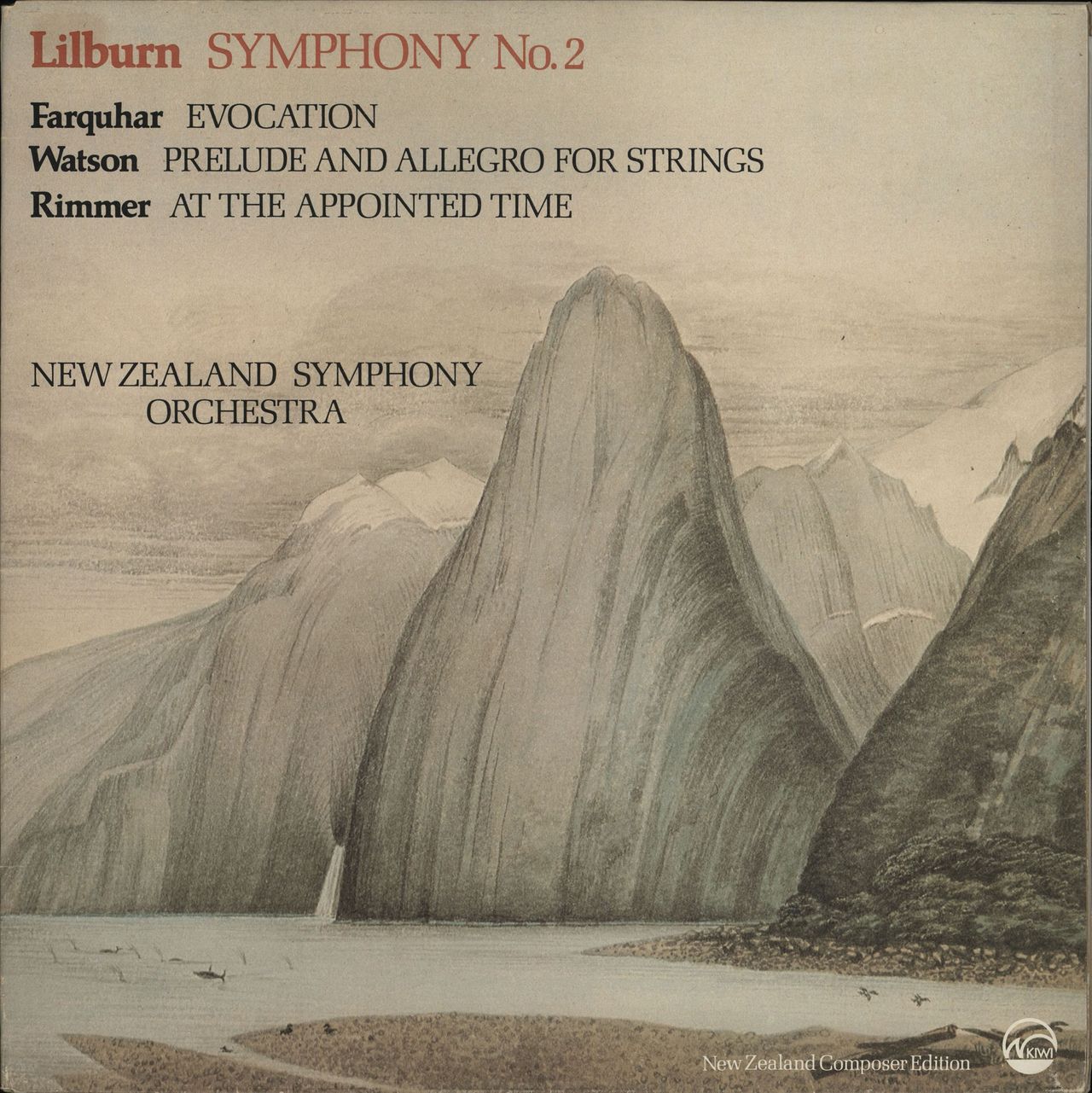 The New Zealand Symphony Orchestra Symphony No. 2 / Evocation / Prelude And Allegro For Strings / At The Appointed Time New Zealand vinyl LP album (LP record) SLD-48